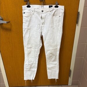 AG Adriano Goldschmied White Denim Jeans